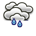 Bruine, Pluie, Nuageux